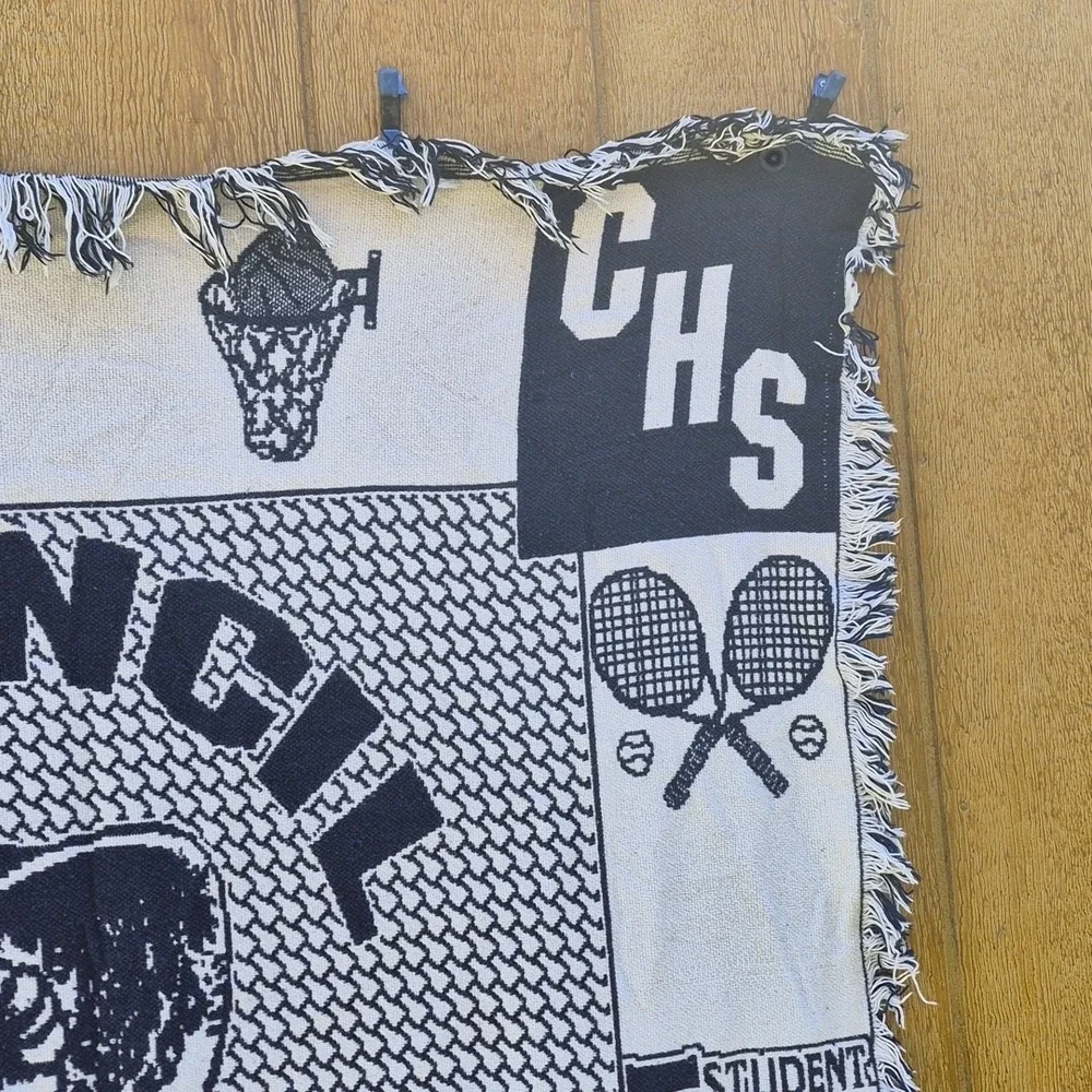 Woven Wall Hanging Banket Council High School Cobra Mascot